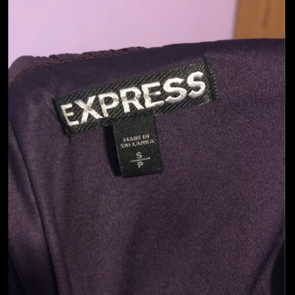 Express sheer overlay purple maxi skirt - Picture 2 of 2